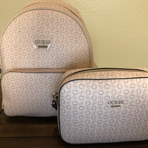 Guess Handbags - Guess Edmund Backpack with matching crossbody bag